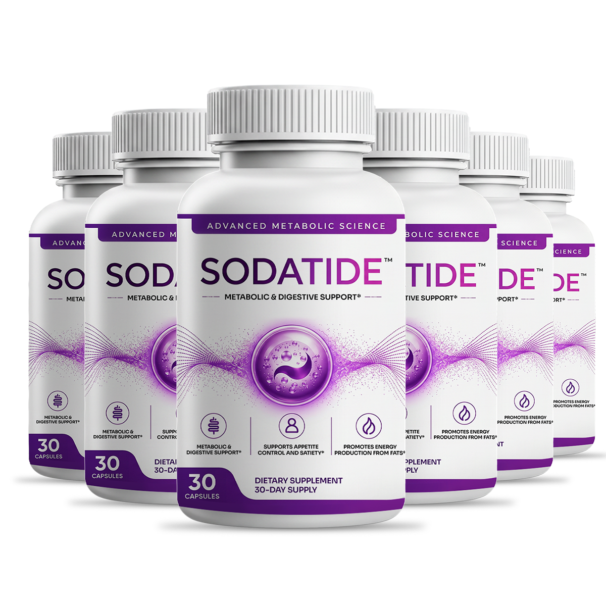 Six bottles of SodaTide